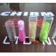 Silk screen painting PP material bottle and cap translucent Custom Lip Balm Tubes QM-L19