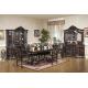 Euro Luxury Wood Dining Room Sets 10 People Big Size Fancy Kitchen Table