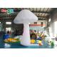 Giant Mushroom Inflatable Lighting Decorations 2ft Diameter For Theme Park