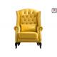 American Style Classical Single Sofa Chair High Back Leather Chair For Bar / Hotel