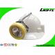 Rechargeable Mining Hard Hat Led Lights , Miners Cap Lamp Support USB Charger