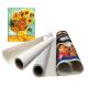 Aqueous glossy 400gsm polycotton canvas roll for inkjet printing