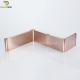 Rose Gold Skirting Board Profiles 60mm 80mm 100mm For Decoration