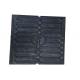 Square Single Seal DI Manhole Cover Frames With Lock Black Painted Finished