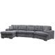 Fabric Corner Wood Sofa Bed with Storage Sofa Set Furniture Bed Room Multi-functional Folding Sectional Sofa Bed with