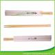 Natural Japanese Reusable Bamboo Chopsticks Custom Logo Twins 24cm Length