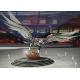 Large Size Decoration Stainless Steel Metal Sculpture Eagle Sculpture 500cm Height
