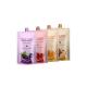 Food Grade Fruit Juice Doypack Stand Up Pouch Centered Spout Packaging Bags 100ML