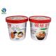 Porridge Single Use Personalized Paper Salad Bowl Eco - Friendly Food Grade