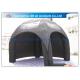 Advertising Inflatable Air Tent , Black Blow Up Spider Dome Tent
