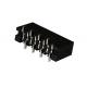 Black 8 Pin FFC & FPC Connectors 1.0 Mm FPC Connector 0.5A Rated Current