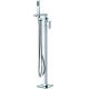 Chrome Modern Floor Standing Bath Shower Mixer For Bathroom T8530