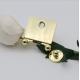 Nickel Free Light Gold Bag Accessories Metal leather bag lock push locks for handbags