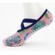 Cotton Yoga Grip Socks With Belt Pilates Fitnnes Custom Yoga Socks Anti Slip