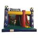 Inflatable soccer combo popular inflatable fussball jump with slide on sale customized inflatable football jump house