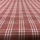 yarn dyed Weave  59 135gsm Check And Stripe Fabrics Red Gingham Material