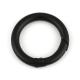 Eco-friendly 20mm Black Metal Spring Gate Ring Clasp for Customers