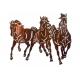 Professional Large Wild Horse Wall Art Metal Sculpture For Home Decoration