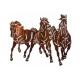 Professional Large Wild Horse Wall Art Metal Sculpture For Home Decoration
