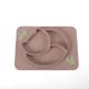 Heat Resistant Baby Feeding Silicone Plates Microwave Safe Non-Toxic