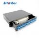 96 Core Fiber Optic Patch Panel LC UPC ODF Rack Mount Fiber Terminal Box