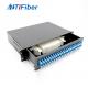 Rack Mount Fiber Optic Patch Panel FTTH Termination Box 48 Cores