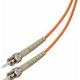 Fiber Optic ST to ST Patch Cord 62.5 / 125 μm Simplex for Telecommunication