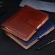 Simple Business Leather Notebook Gift Set with 5 Loose-leaf Notebook and Diary Notebook