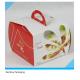 Luxury Cake Paper Box Packaging With Transparent Window And Handle