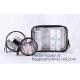 Makeup Bags, TSA Approved Transparent Travel Toiletry Bag, Waterproof PVC Cosmetic Pouch Organizer, Quart Size Durable Z