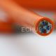 High Flexible Control Cable for Long Travel Drag Chains(PUR) EKM71983 12Cx0.3SQMM in Orange Color