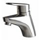 Deck Mounted Basin Sink Faucet 304 Or 316 Solid Casting Body Tap Brush silvor mixer