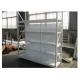 Multi Function White Metal Shelf , Sub Heavy Duty Shop Display Shelves