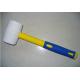 white rubber hammers with yellow fiberglass handle blue TPR grip