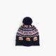 Warm Cute Winter Hats With Pom Pom , Casual Slouchy Pom Pom Hat For Cycling