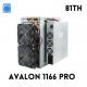 3400W Avalon Asic Miner Machine A1166 Pro 81TH/s Hashrate