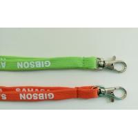 OEM Custom Polyester Lanyards For Promotion Gifts , Silk Screen Printed