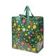 Double Handled Washable Tote Grocery Shopping Bag Foldable In Vibrant CMYK Colors