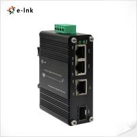 Mini Industrial PoE Ethernet Switch with 3-RJ45+1-SFP Gigabit Port