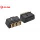 OBD 2 OBD2 16pin Male Connector With 90 Degree Right Angle Pins Bent Towards the Narrow Side