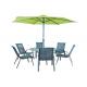 OEM ODM Outdoor Patio Table And Chairs With Umbrella Environmental Friendly