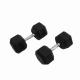 10kg Rubber Coated Hex Dumbbells