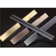 Brushed SS 304 Stainless Steel T Profile Tile Trim T15 Durable With Bent Edge