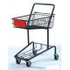 Heavy Duty Double Basket Shopping Trolley Steel Shop Cart With Baby Seat