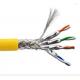 22AWG 1000MHz Cat8 Ethernet Cable SFTP 4 Pairs Low Crosstalk
