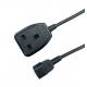 IEC C14 To 1 Way UK Socket Extesion Cord 13 A 250V UK Electric Extension Ac Power Cables