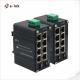 Mini Industrial PoE Managed Switch 8-Port 10 / 100 / 1000T + 2-Port 100 / 1000X SFP