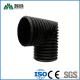 Double Wall Bellows Drain Pipe Welded Elbow Inspection Well Joints Hdpe Pipe Fittings