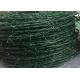 PVC Coated Galvanized Barbed Wire Farm Fence 2.0mm OEM / ODM Accepted