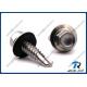 410 Stainless Hex Washer Head Self-drilling Roofing Screw w/ EPDM Sealing Washer